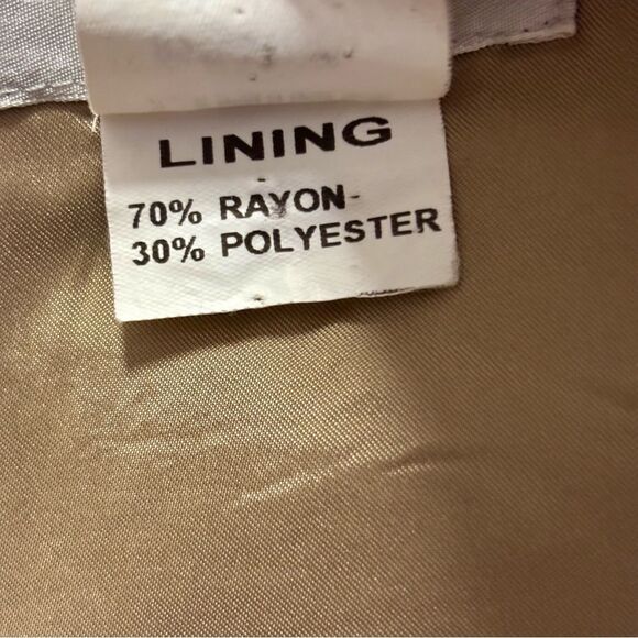 Barneys New York Taupe Midi Wool Fully Lined Sleeveless Dress - Picture 6 of 9